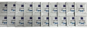 60x ZEISS Pre-Moistened Individually Wrapped Lens Cleaning Wipes - Picture 1 of 3