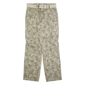 Pantalones de Colección YOUNG ORDER Carga Camuflados Para Hombre Gris Regular Recto Años 90 W30 L32 - Imagen 1 de 6