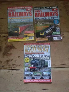 Today's Railways UK & Heritage Railway Magazine bundle x3 2024 2020 train steam - Picture 1 of 12