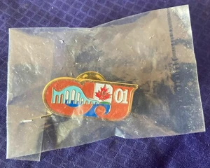 IM0010 Boy Scouts Canada CJ'01 PEI Prince Edward Island Jamboree Pin Bridge NIP - Picture 1 of 2