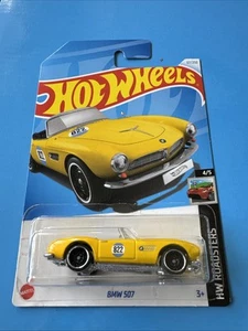 Hot Wheels 2024 BMW 507  (Yellow) 67/250 4/5 HW Roadsters HTC15 (Great Card)👀👍 - Picture 1 of 10