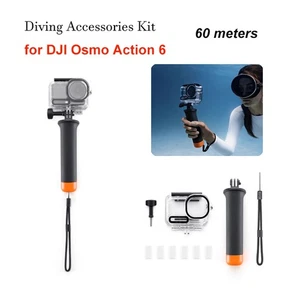 Tauchzubehör Set für DJI Osmo Action 6 wasserdichter Koffer Schwimmgriff Set - Bild 1 von 6