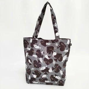 Kate Spade Cat Pattern Eco Bag Beuteltasche Tasche grau braun weiß 5-1029G∞ - Bild 1 von 7