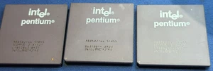 A80503166 SY055 pentium INTEL 166MHZ NOS GOLD w/MMX VINTAGE COLLECTIBLE RARE - Picture 1 of 2
