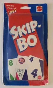 Jeu de cartes vintage Skip-Bo 1999 Mattel NEUF cartes scellées avec notice - Photo 1/7