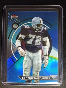 2023 Topps Composite #174a Ed "Too Tall" Jones Finest Blue Refractor #/199 - Picture 1 of 2
