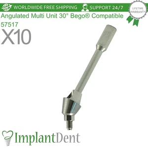 X10 Angulated Multi Unit 30° Bego® Compatible 57517 Prosthetic Ø3.25mm & Ø3.75mm - Picture 1 of 7
