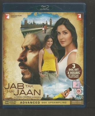 JAB TAK HAI JAAN - Yash Chopra Romance - UK BLU-RAY (3-DISC SET) - English Subs - Image 1 of 2