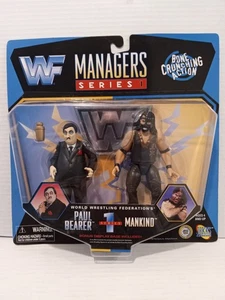 WWF PAUL BEARER & MANKIND JAKKS MANAGER SERIE 1 FIGUREN - NEU MINT MOC - 1997 - Bild 1 von 4