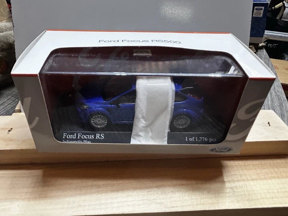 Ford Focus RS Azul Metálico 2009 1/43 MINICHAMPS Nuevo En Caja Limitado a 1776 C1 Foto 1 de 4