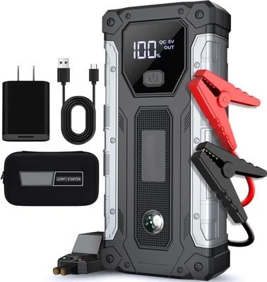 Car Jump Starter  4000A, Jump Starter Battery Pack for Up to10.0L Gas8.0L Diesel - Image 1 of 4