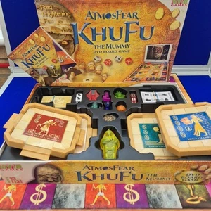 Atmosfear Khufu The Mummy DVD Board Game 2005 Complete Excellent Condition - Picture 1 of 8