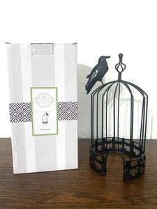 Retired Scentsy Nevermore Raven Wrap in OVP Gothic Black Metal For Core - Bild 1 von 7