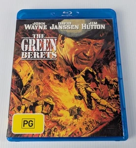 The Green Berets - Genuine Region B Blu-Ray 1968 John Wayne David Janssen - Foto 1 di 2