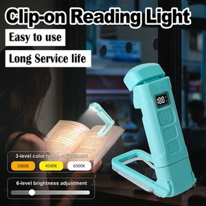 USB Akumulator LED Book Light Biurko na stole do nocnych świateł ochrony oczu - Zdjęcie 1 z 11