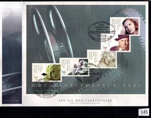 /// DEUTSCHLAND - FDC - KINO - BERÜHMTE PERSONEN - MARILYN MONROE - C.CHAPLIN - Bild 1 von 1