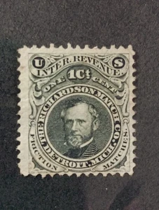 U.S.A MATCH AND MEDICINE STAMPS SCOTT RO158b. - Picture 1 of 2