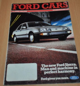Ford Cars 1982 Sierra Fiesta Escort XR3 Capri Ghia Model Range Brochure Prospekt - Picture 1 of 11