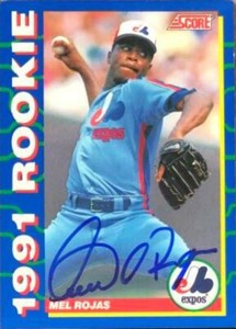 Mel Rojas Autographed 1991 Score Rookies #1