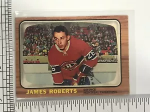 1966-67 Topps James Roberts #6, Canadiens - Foto 1 di 2