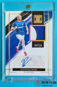 2021-22 Panini Impeccable Everton Richarlison Patch Extravagance Auto 9/10 - Picture 1 of 2