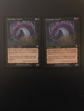 Magic The Gathering MTG - Invasion - Andradite Leech x2
