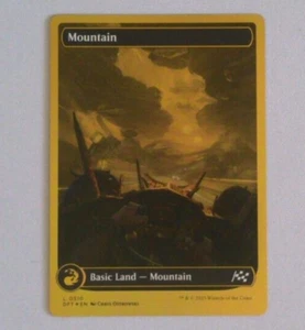 Mountain - FIRST (1ST) PLACE FULL ART FOIL - Aetherdrift DFT - 0510 - MtG Magic - Picture 1 of 4