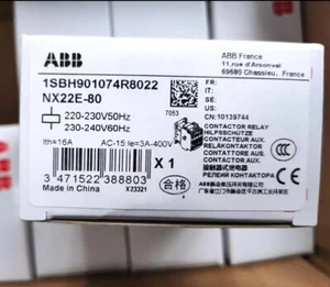 Relé contactor ABB NX22E-80 1 pieza 220-230V50Hz/230-240V60Hz 1SBH901074R8022 - Imagen 1 de 2