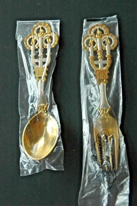 1917 A. Michelsen Christmas Spoon Fork - Epiphany by Kay Bojesen - Picture 1 of 2