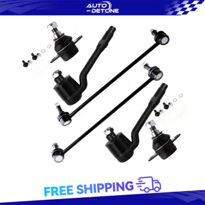 6 Pcs Front Lower Ball Joint Sway Bar Link For BMW X5 2000 2001 2002 2003 4.6L Foto 1 de 4
