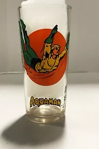 Vintage 1976 Aquaman DC Comics Pepsi Super Series 6.25” Glasses USA - Picture 1 of 3