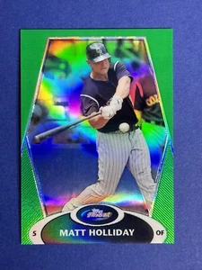 2008 Topps Finest ~ Matt Holliday ~ Green Refractor #’d /199 ~ 85 ~ Rockies - Picture 1 of 2