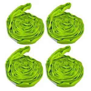 4er-Pack 2 Zoll x 6 Fuß Endlose Runde Heben Schlinge Rigging Wracker Erholung 5300 Pfund - Bild 1 von 8
