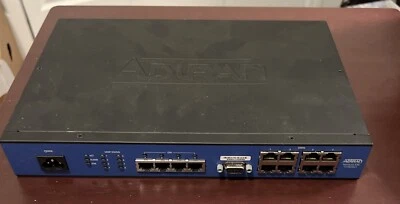 ADTRAN NetVanta 838T 8-Port Network Switch SHDSL EFM Ethernet NTU 1172838G1 - Image 1 of 2