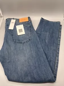 Calvin Klein Mens Straight Fit Stretch Leg Jean NWT 35/32 - Denim Chipped Blue - Picture 1 of 6