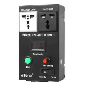eTone Digital Enlarger Timer Precision With Foot Switch Darkroom Photo Equipme8O - Picture 1 of 9