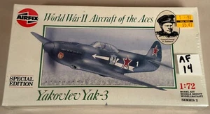 Yakovlev Yak-3 Plane Model Kit Airfix, 1:72, 1989 Humbrel (AF14), Sealed New - Picture 1 of 2