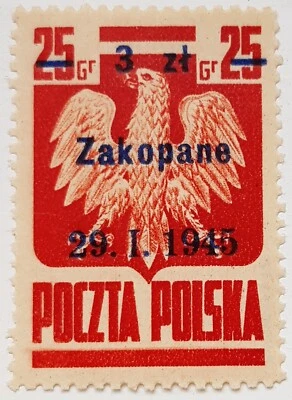 Stamps, Poland: Goznak. Fi 357 Error/s - Image 1 of 2