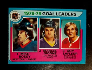 1979-80 Topps Guy LaFleur Mike Bossy Goal Leaders Canadiens - Photo 1 sur 2