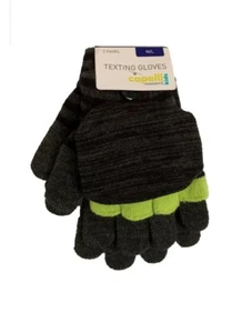  Capelli Boys Marled Mix 2 Pack Flip Gloves (M/L, Grey) - Picture 1 of 2