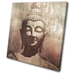 Buddha Buddhism Zen Spiritual Religion SINGLE CANVAS WALL ART Picture Print - Picture 1 of 1