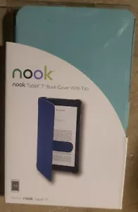 Nook Tablet 7" Cover with Tab NIB Light Aqua - Picture 1 of 2