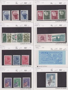 E1187: Modern Mint Sweden Stamp Collection; CV - Picture 1 of 3