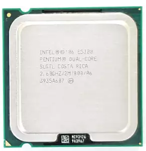 HP INTEL PENTIUM E5300 2.6GHZ WOLFDALE 775 65W PROCESSOR - Picture 1 of 3