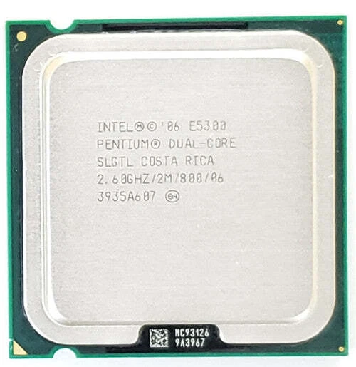 HP INTEL PENTIUM E5300 2.6GHZ WOLFDALE 775 65W PROCESSOR - Image 1 of 3