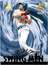 1995 Pinnacle #300 Mike Piazza Los Angeles Dodgers