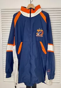 Vintage Pro Star Denver Broncos Terrell Davis #30 NFL Full Zip Hooded Jacket XL - Picture 1 of 12