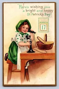 Postal J97/Día de San Patricio c1910 Ellen Clapsaddle Girl 76 - Imagen 1 de 4