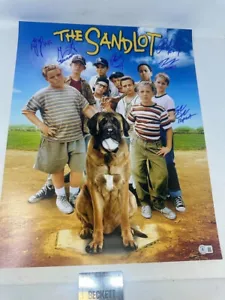 The SANDLOT Signed Autographed 6 CAST MEMBERS INSCRIBED 16X20 PHOTO WITNESSED - Picture 1 of 4