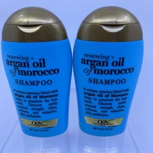 Ogx Renewing Argan Oil of Morocco Hair Shampoo Travel Size, 3 Oz (Lot Of 2) - Picture 1 of 3